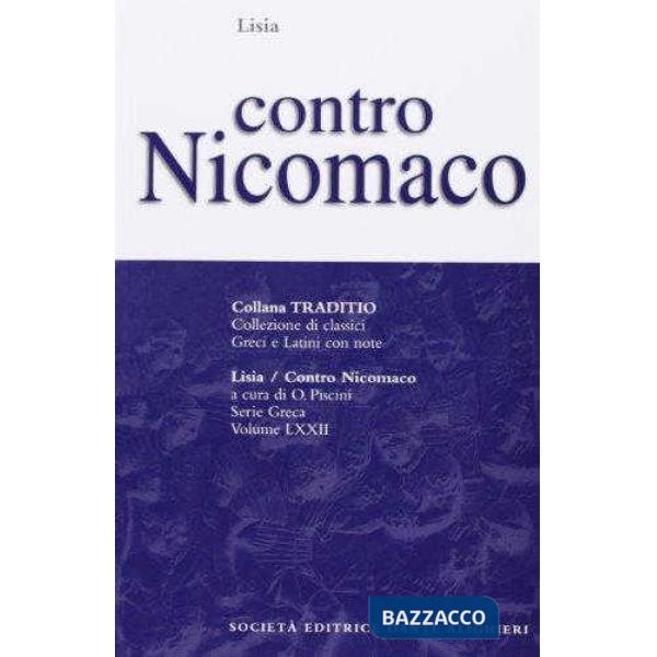CONTRO NICOMACO, A CURA DI O. PISCINI