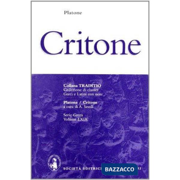 CRITONE, A CURA DI A. SESTILI