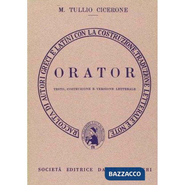 Orator. Versione interlineare