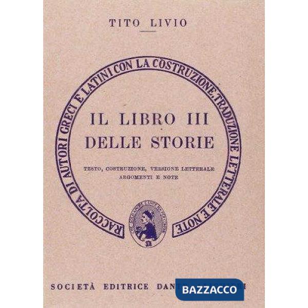 Storia di Roma. Libro 3º. Versione interlineare