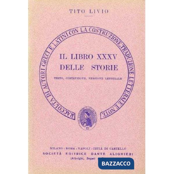 Storia di Roma. Libro 35º. Versione interlineare