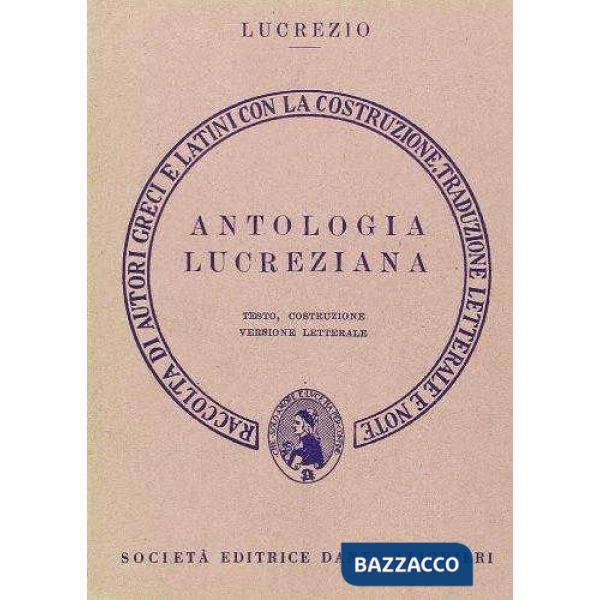 Antologia lucreziana. Versione interlineare