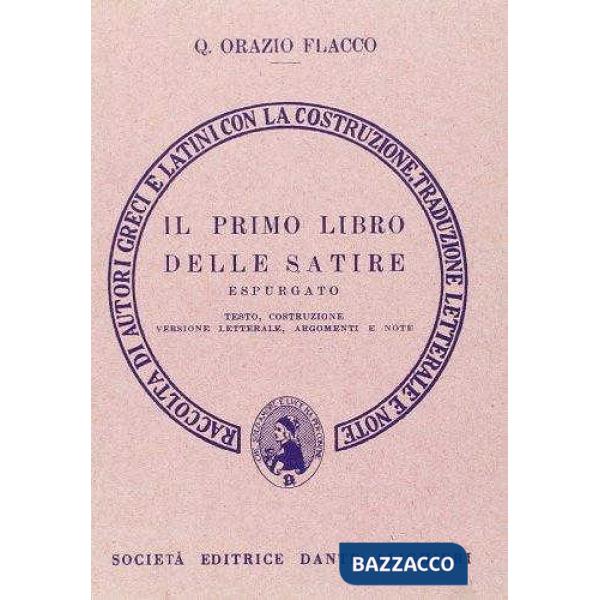 Il primo libro delle Satire. Versione interlineare