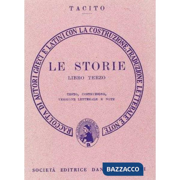 Le storie. Libro 3º. Versione interlineare