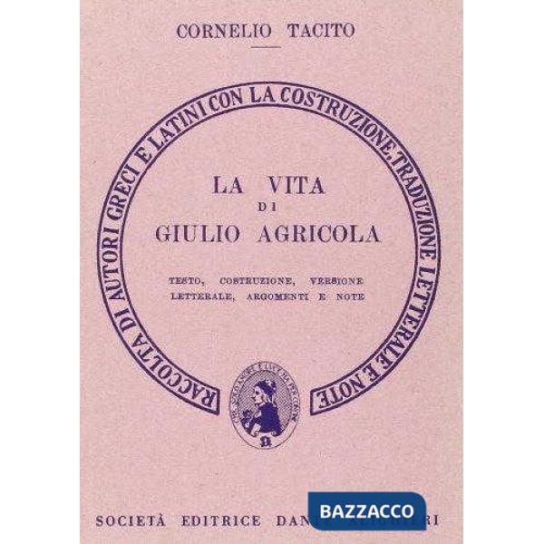 La vita di Agricola. Versione interlineare