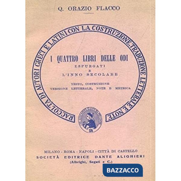I QUATTRO LIBRI DELLE ODI