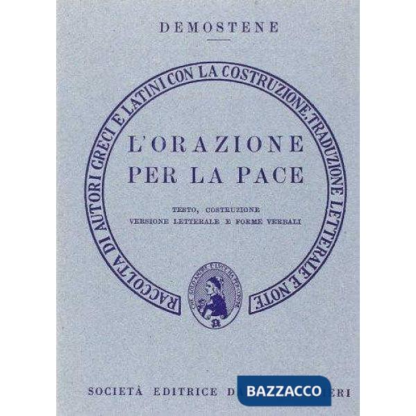 Per la pace. Versione interlineare