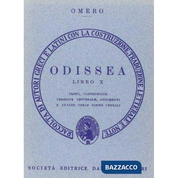 Odissea. Libro 10º. Versione interlineare