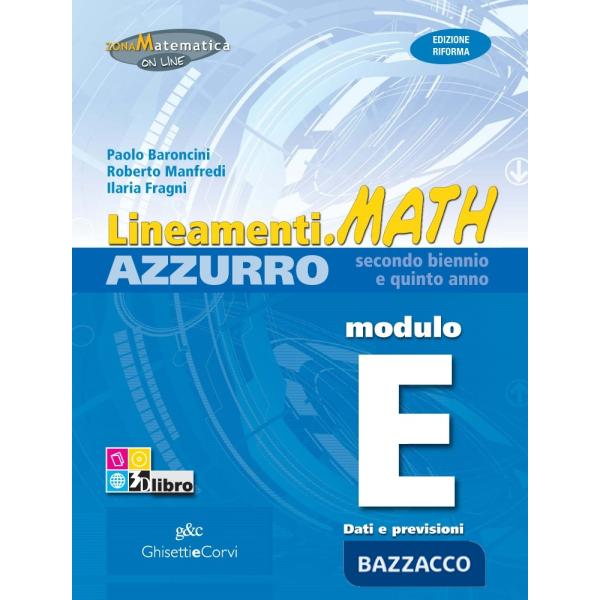 LINEAMENTI MATH AZZURRA MODULO E + EB