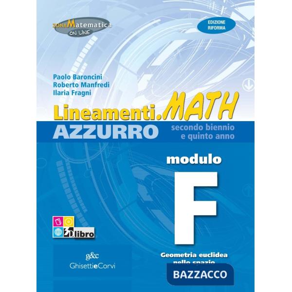LINEAMENTI MATH AZZURRA MODULO F + EB