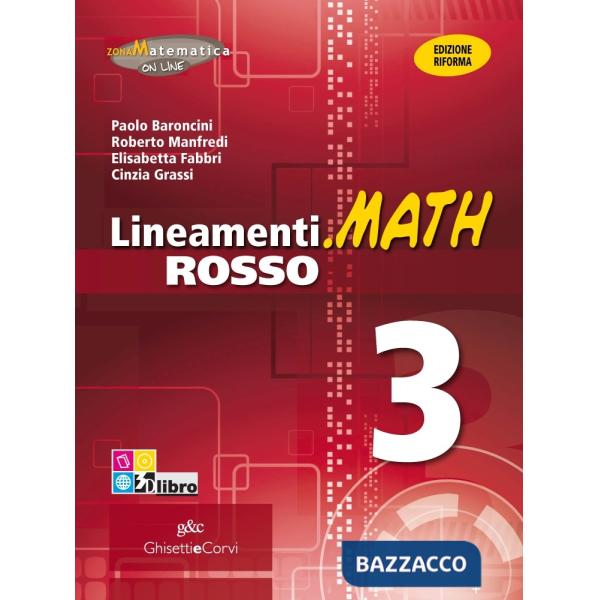 LINEAMENTI MATH ROSSO 3 + EB