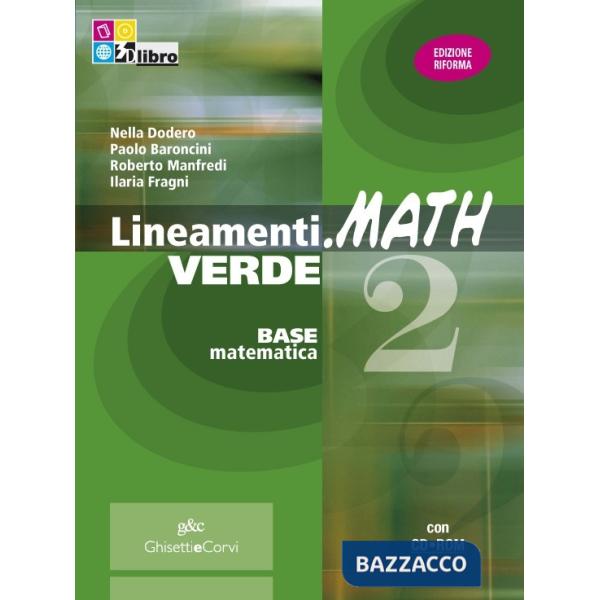 LINEAMENTI MATH VERDE 2 + CD + EB