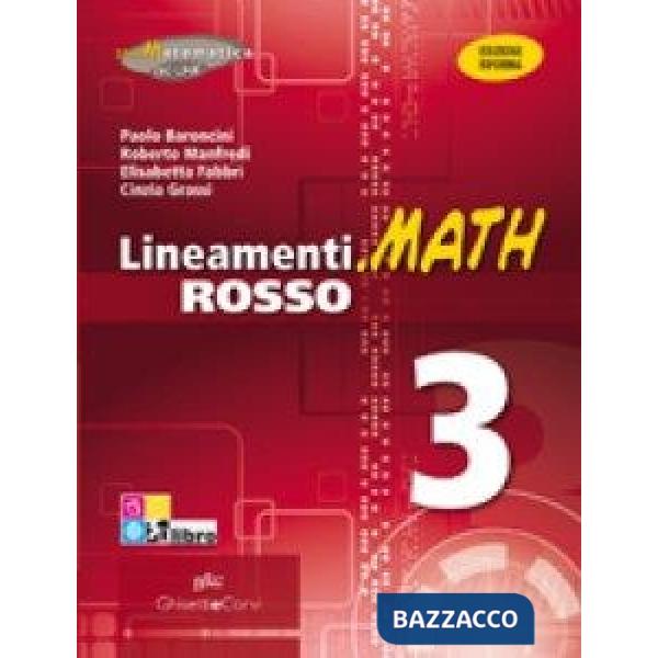 LINEAMENTI. MATH VOL. 3 ROSSO EDIZIONE RIFORMA EBOOK