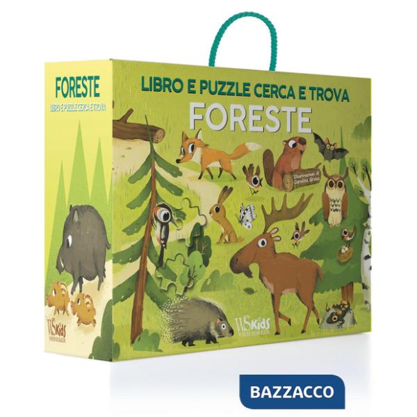 Foreste. Libro e puzzle cerca e trova. Ediz. a colori. Con puzzle