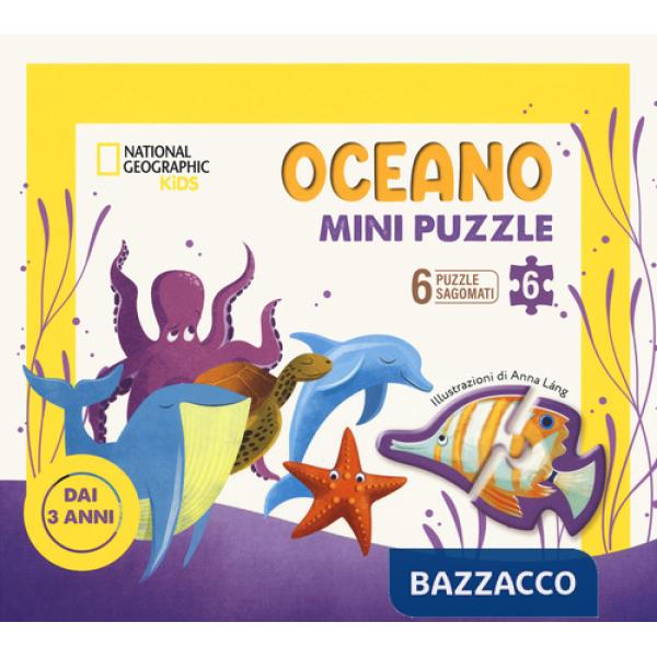 Oceano minipuzzle. 6 puzzle sagomati