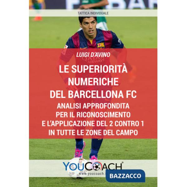 Superiorità numeriche del Barcellona FC. Analisi approfondita per il riconoscimento e l'applicazione del 2 contro 1 in tutte le 