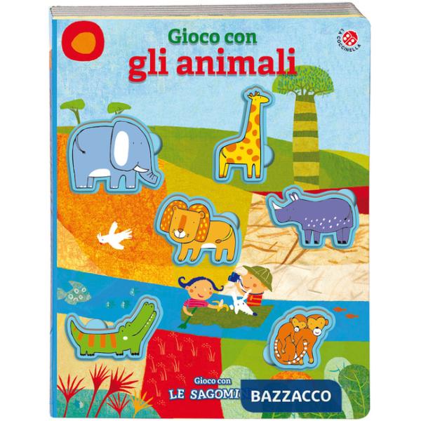 Gioco con gli animali. Ediz. a colori. Con 6 sagome