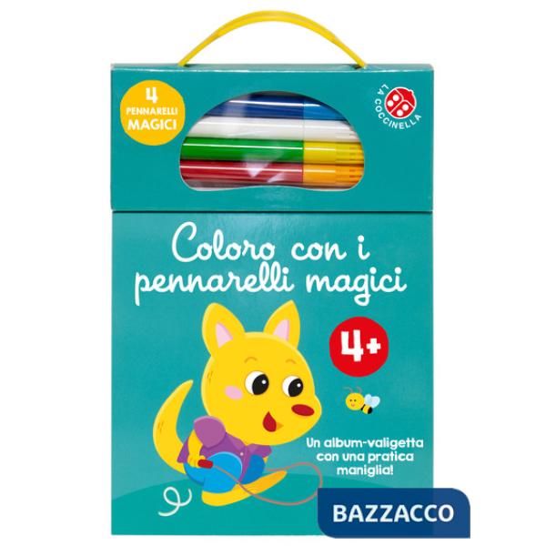 Coloro con i pennarelli magici 4+. Album azzurro. Con pennarelli