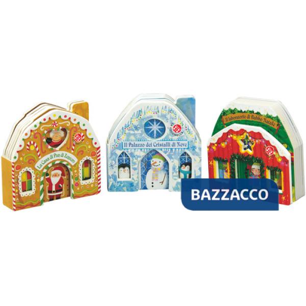 Mie casette di Natale: La Casa di Pan di Zenzero-Il Laboratorio di Babbo Natale-Il Palazzo dei Cristalli di Neve (Le)