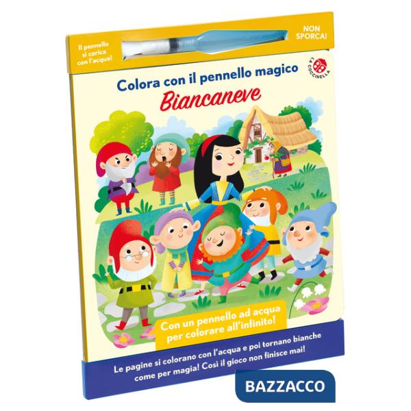 Biancaneve. Colora con il pennello magico. Ediz. illustrata. Con gadget