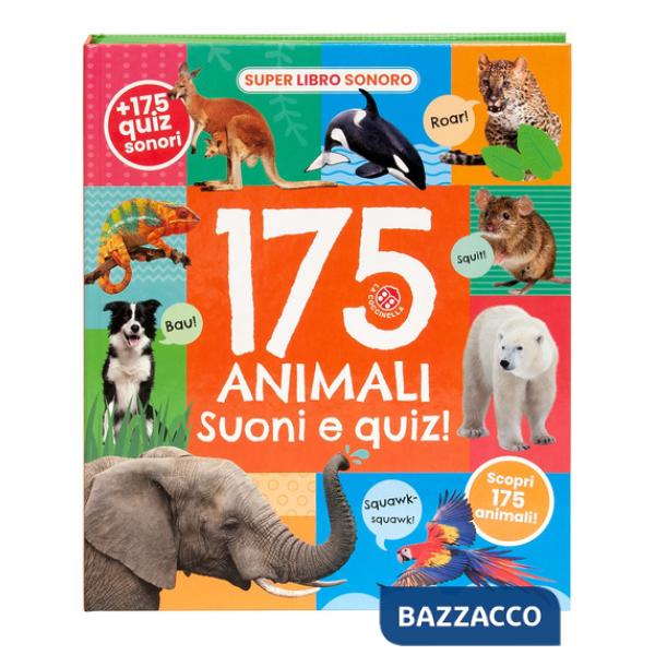 175 animali. Suoni e quiz! Ediz. a colori