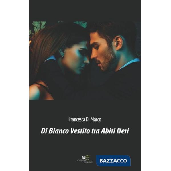 Di bianco vestito tra abiti neri