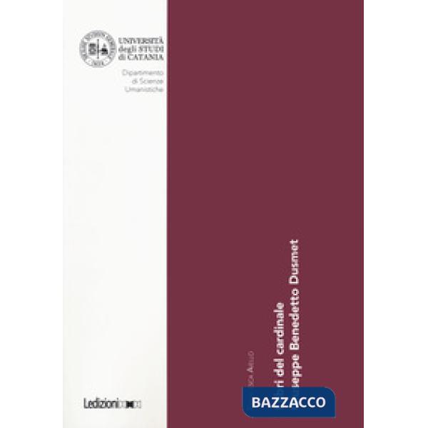 Libri del cardinale Giuseppe Benedetto Dusmet (I)