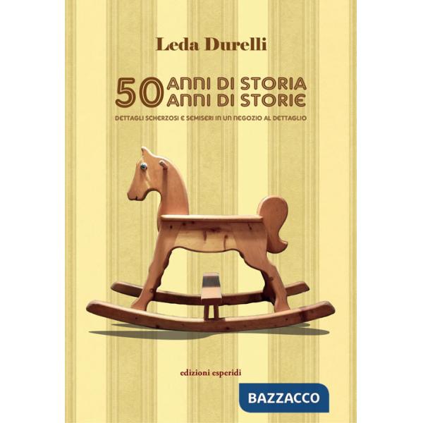 50 anni di storia 50 anni di storie. Dettagli scherzosi e semiseri in un negozio al dettaglio