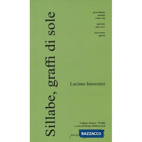 Sillabe, graffi di sole