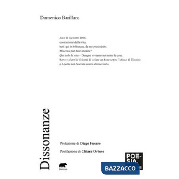 Dissonanze. Una fenomenologia dell'uomo