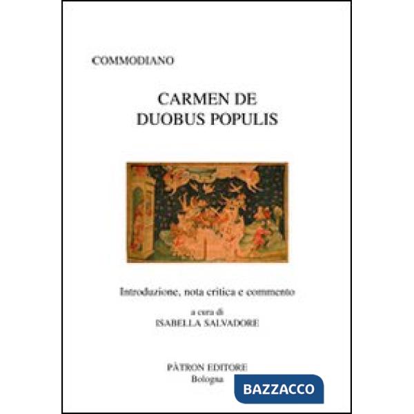 Carmen de duobus populis. Testo latino a fronte