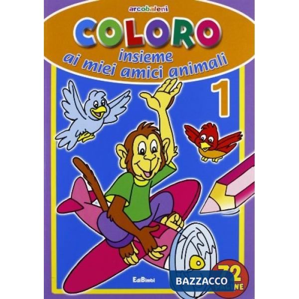 Coloro insieme ai miei amici animali vol. 1-2. Ediz. illustrata