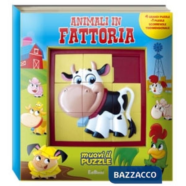 Animali in fattoria. Libro puzzle. Ediz. illustrata
