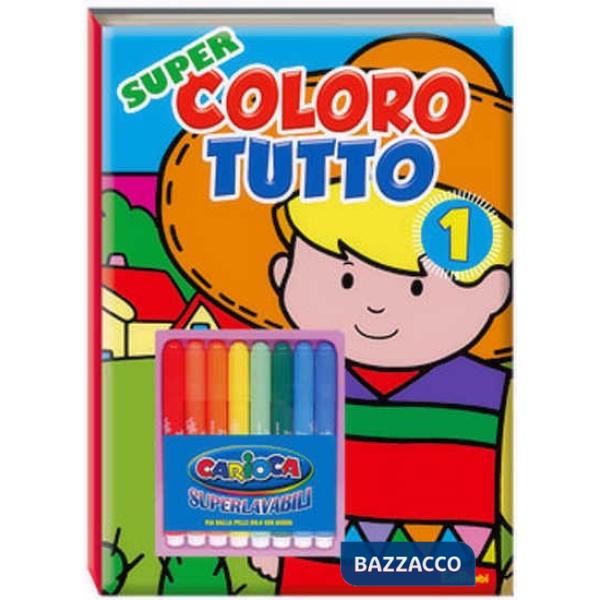 Super coloro tutto. Ediz. illustrata. Con gadget. Vol. 1