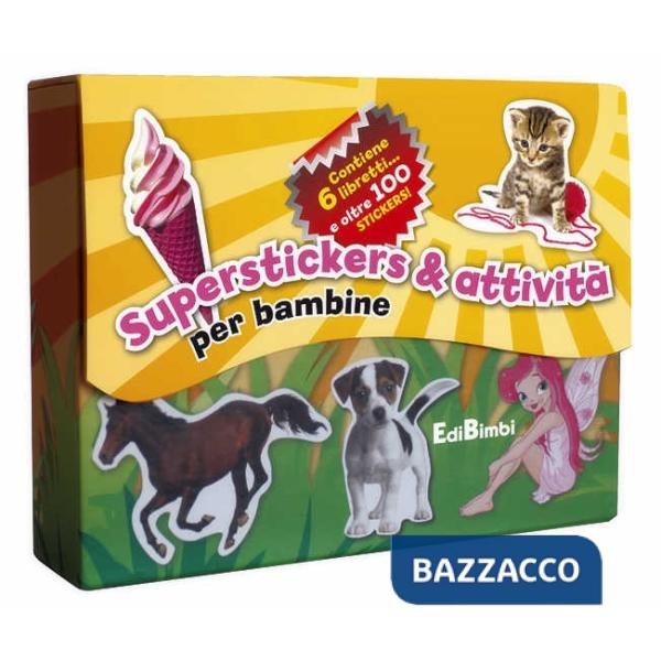 Superstickers & attività per bambine. Con adesivi. Ediz. illustrata