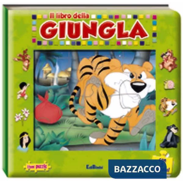 Libro della giungla. Ediz. illustrata. Con 5 puzzle (Il)
