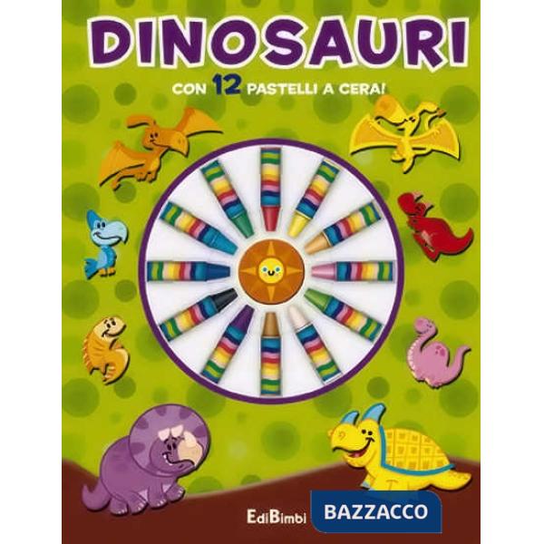 Dinosauri. Colora e crea. Ediz. illustrata. Con gadget