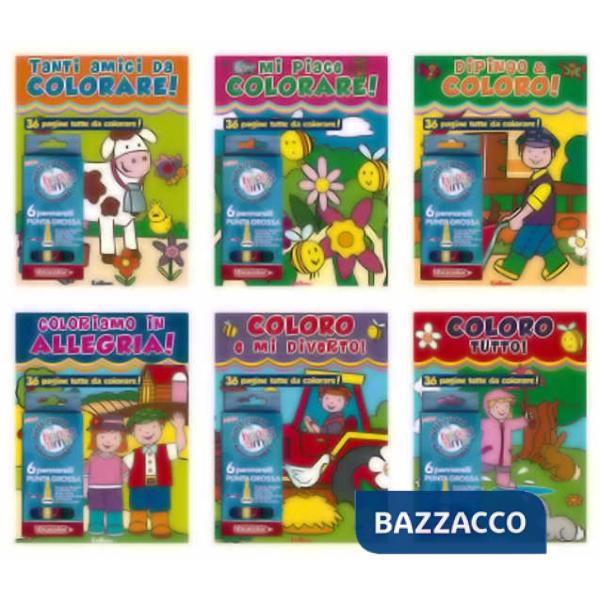 Mi piace colorare! Con 6 pennarelli