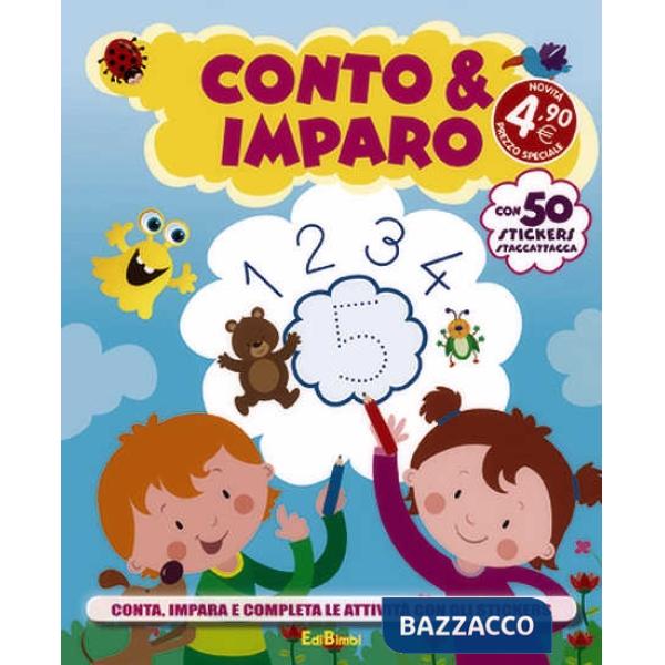 Conto & imparo. Con adesivi. Ediz. illustrata