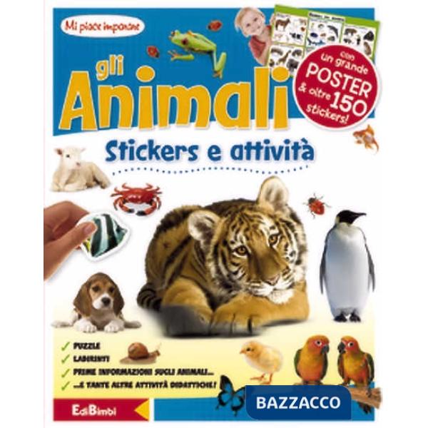 Animali. Mi piace imparare. Con adesivi. Ediz. illustrata (Gli)