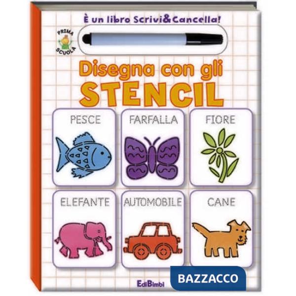 Disegna con gli stencil. Ediz. illustrata. Con gadget