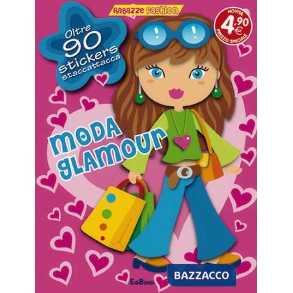 Moda glamour. Ragazze fashion. Con adesivi