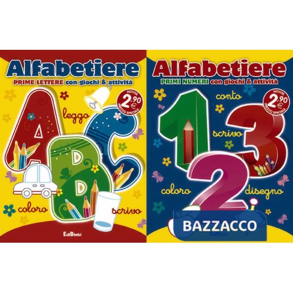 Alfabetiere. Prime lettere e primi numeri con giochi & attività. Ediz. illustrata