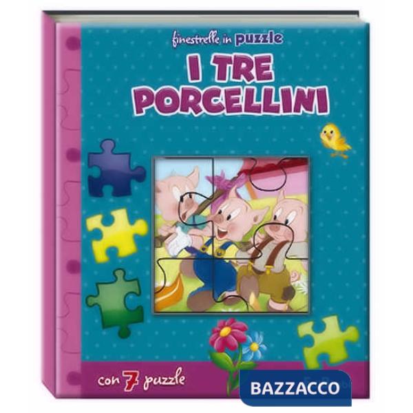 Tre porcellini. Finestrelle in puzzle. Ediz. illustrata (I)