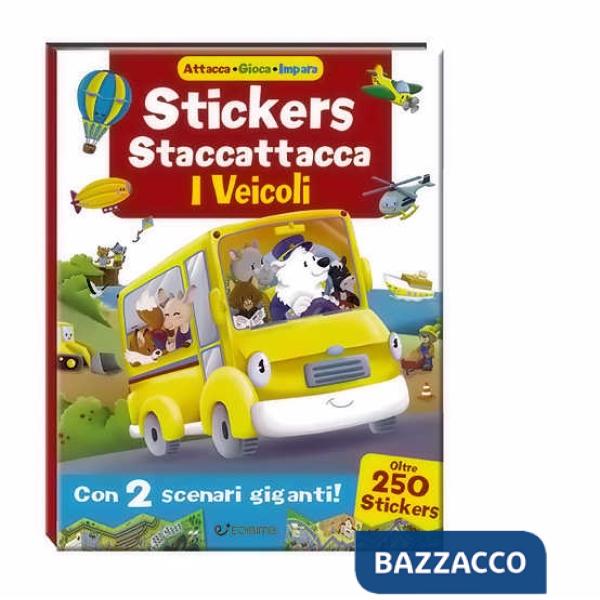 Veicoli. Attacca gioca impara. Con adesivi. Ediz. illustrata (I)