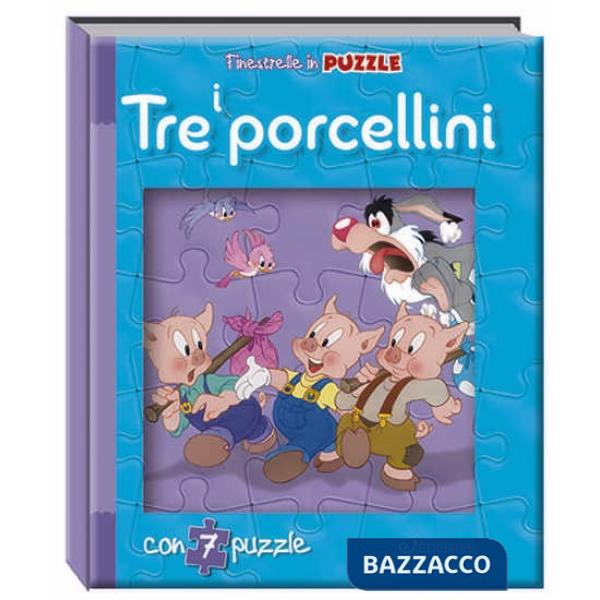Tre porcellini. Finestrelle in puzzle. Ediz. a colori (I)