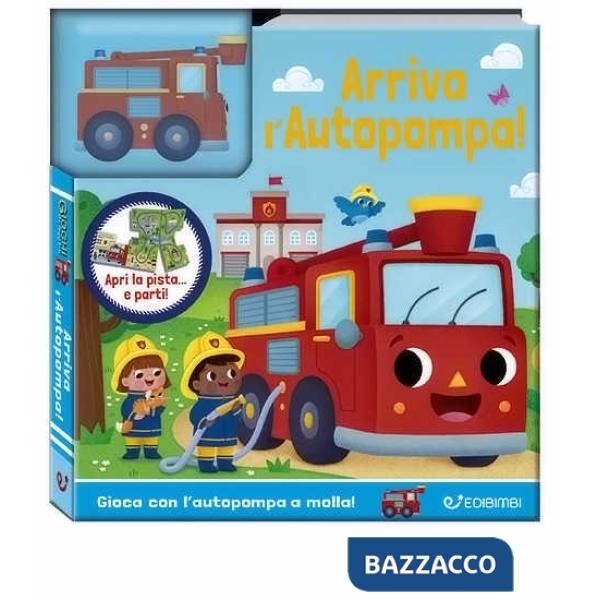 Arriva l'autopompa! Giochi da leggere. Ediz. a colori. Con gadget