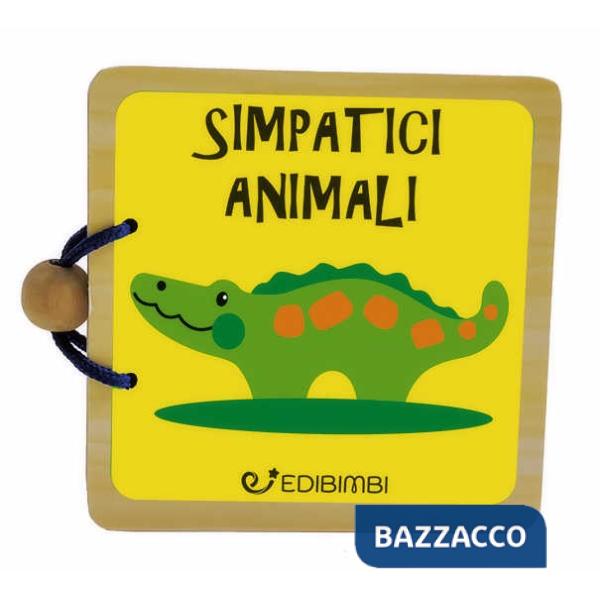 Simpatici animali. Libri in legno. Ediz. a colori