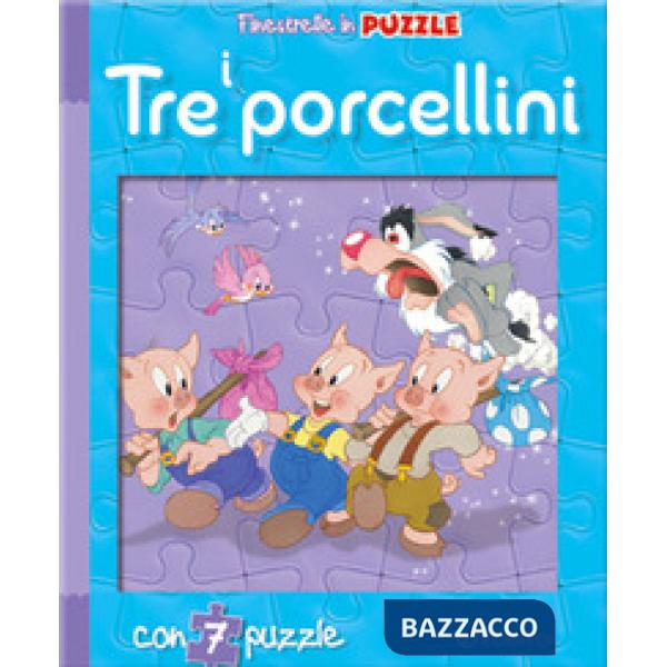 Tre porcellini. Finestrelle in puzzle. Ediz. a colori (I)
