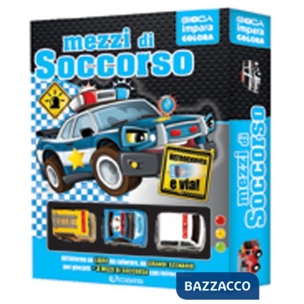 Mezzi di soccorso. Ediz. a colori. Con 3 macchinine